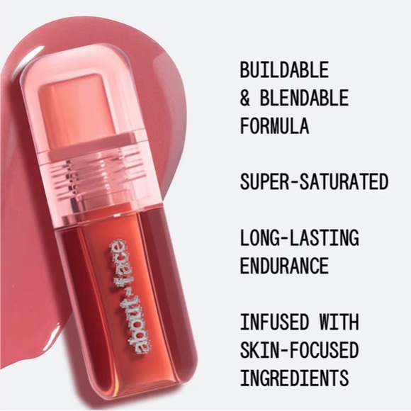 ABOUT-FACE Blush Rush Pigmented Fluid Blush-In the Dust-NEW IN BOX - Picture 4 of 5